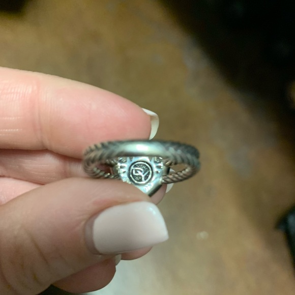 David Yurman Diamond Heart Ring - Picture 4 of 4